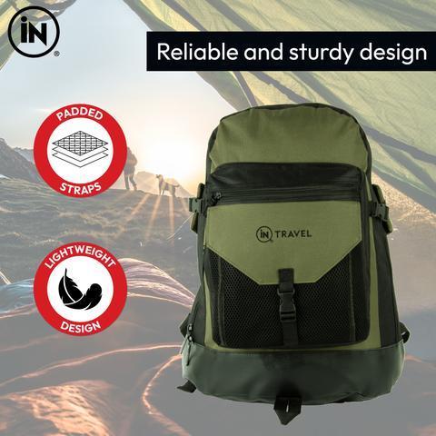 Waterproof Travel Backpack for Men and Women - Camping, Hiking, School - 43x30x28cm