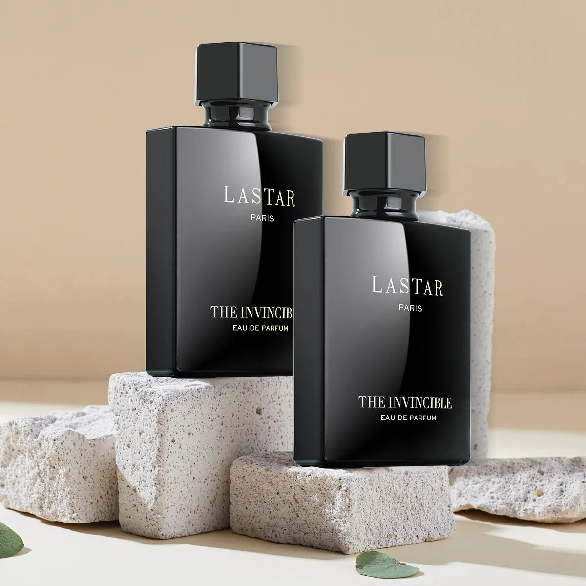 LASTAR Men's Perfume, Musk, Two bottles Totaling 100ml/3.38fl oz. Long-Lasting Fragrance, Christmas Gift