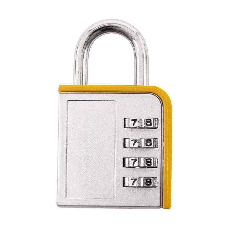 4-PACK Combination Padlock Lock Steel Shackle Gym Locker Toolbox - 5 Year Warranty