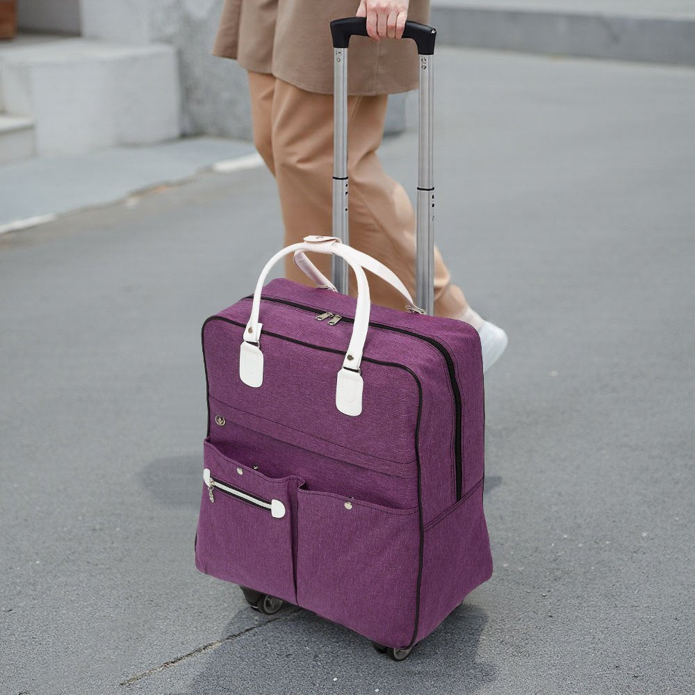 2 Piece Lightweight Rolling Luggage Set with Spinner Wheels, Suitcase Set, Spinner Luggage Set, Carry - on Suitcase and Matching Travel Bag for Business Trips, Versatile Luggage Solution for Vacation Getaways, Weekend Trips a