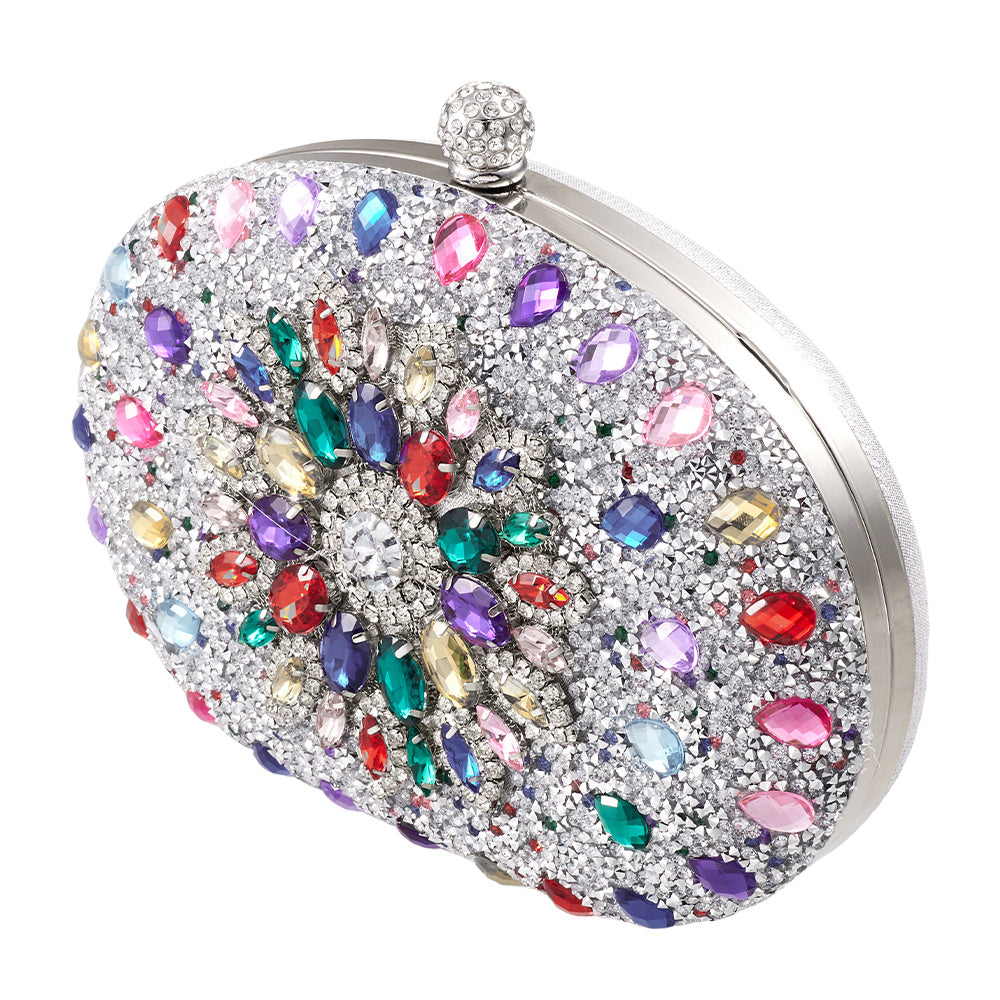 Beaguful Women'S Evening Bags Sparkly Rhinestone Clutch Purses Luxury Handbags, Perfect for All Ages in Special Events, Wedding, Evening Party, Prom, Various Parties, Multiple Colors Available