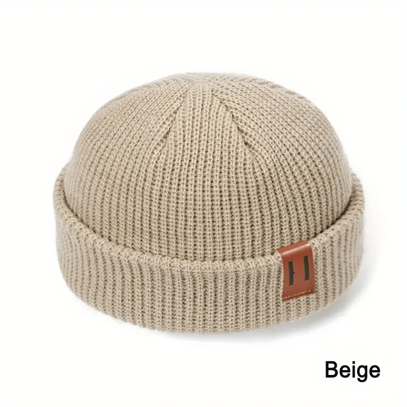 55-60CM Men Women Unisex Skullcap Street Style Hip Hop Beanies Brimless Baggy Melon Cap Cuff Fisherman Beanies Hats Winter Warm Knitted Bonnet Multiple colors