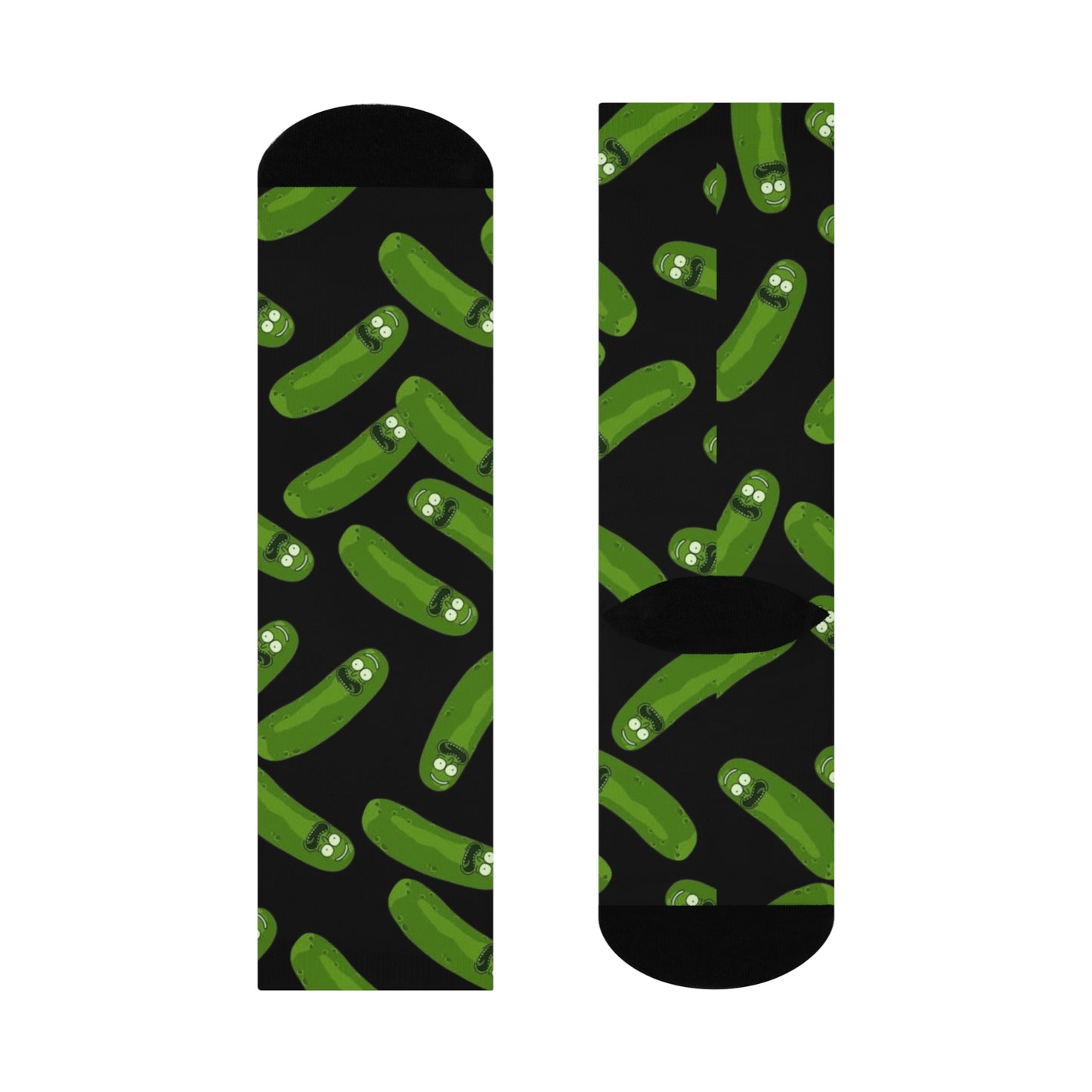 Pickle-Themed Cushioned Crew Socks for Fun, Gifts, and Everyday Wear, Novelty Socks, Comfort Socks, Quirky Gift Ideas, Unique Accessories