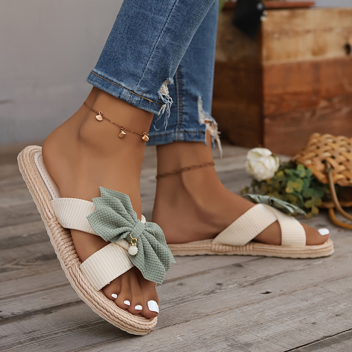 Special Promotion: Lightweight Slides with Breathable Design - Comfortable Open-Toe Slip-Ons for Relaxing Indoors And Outdoors., Women Shoes