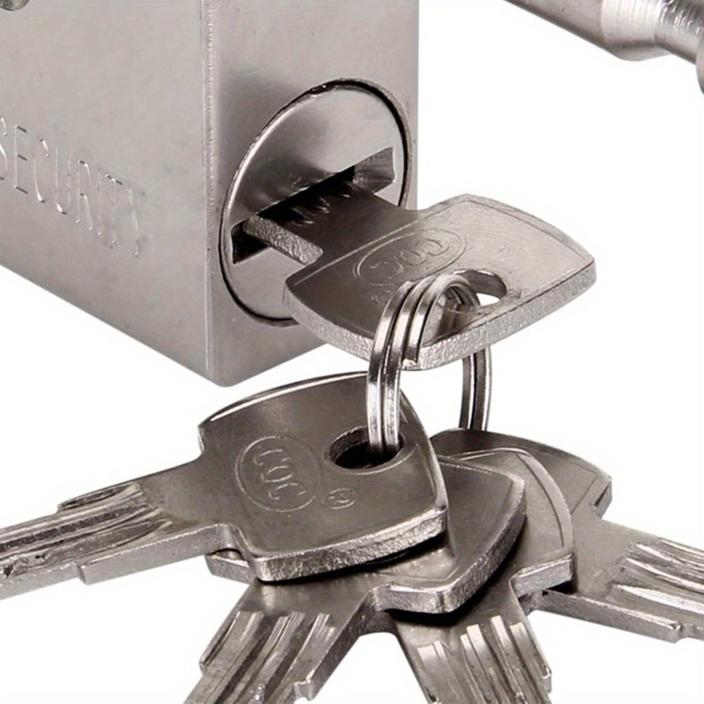 10 Key Heavy Duty Padlock Warehouse Container Security Lock Padlock Warehouse Garage Shutters Outdoor Door Chain Padlock