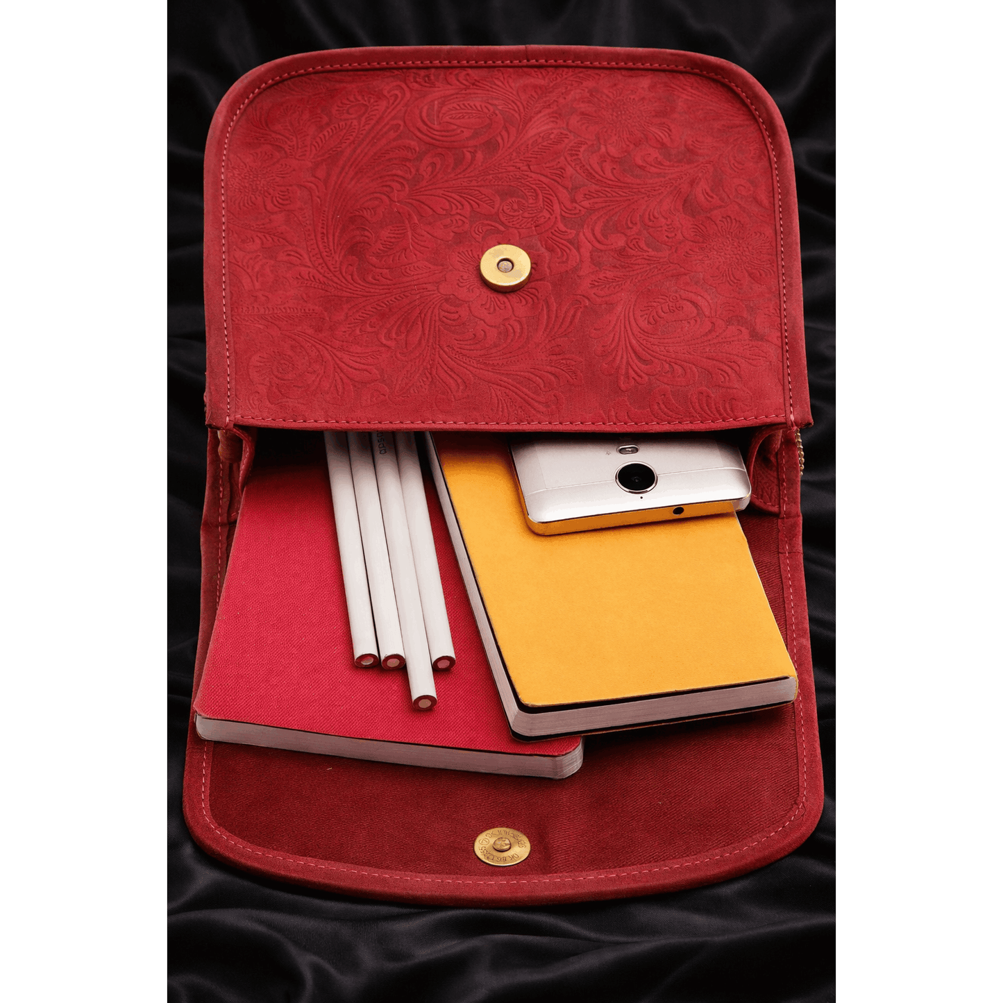Genuine Leather Bags for Women Flower emboss small Cross Body Bag for Everyday Travel Small Compact Handbag