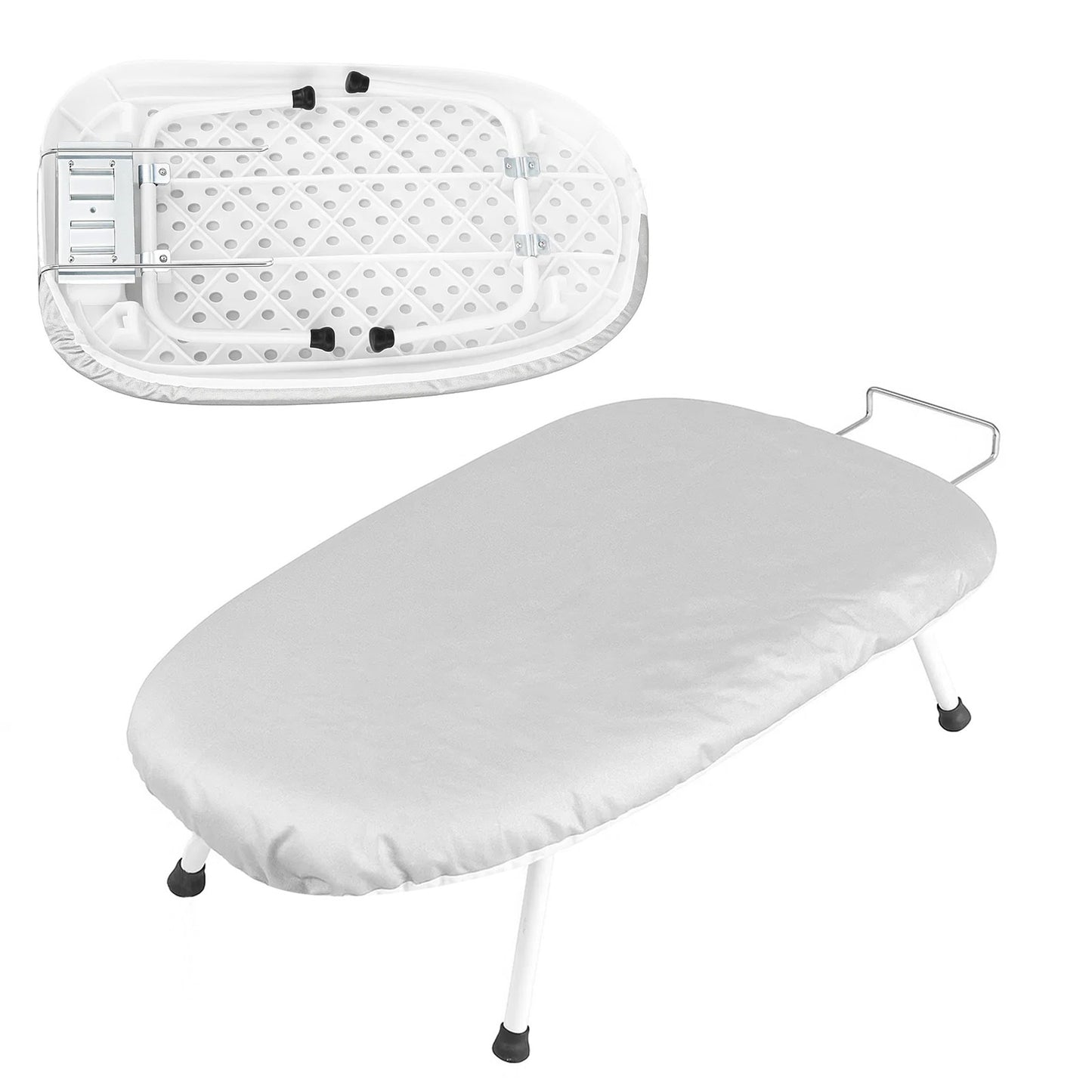 1pc Compact Folding Ironing Board with Space-Saving, Easy Storage, Multi-Use Design for Home Use, Durable Plastic Material, Ironing Boards