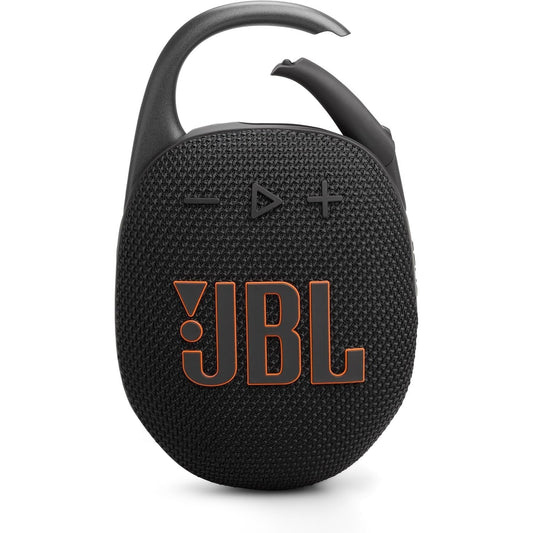 JBL Clip 5 Ultra-Portable bluetooth Speaker with Integrated Carabiner, Big JBL speaker Pro Sound, PlaytimeBoost, Waterproof Design and 12-Hour Playtime - Black