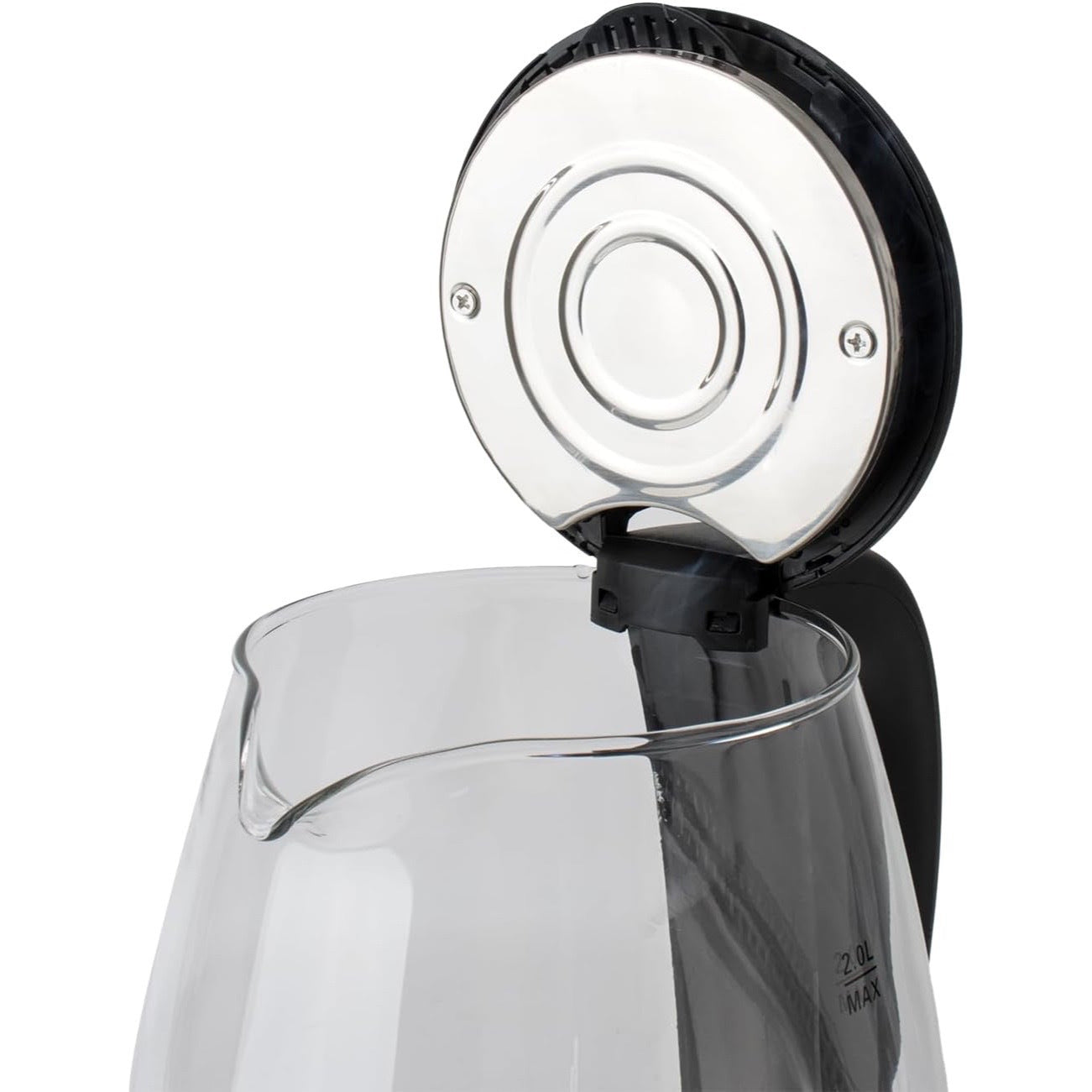Electric Glass Kettle – 2L Fast Boil, Bpa-Free with Blue LED & Boil-Dry Protection