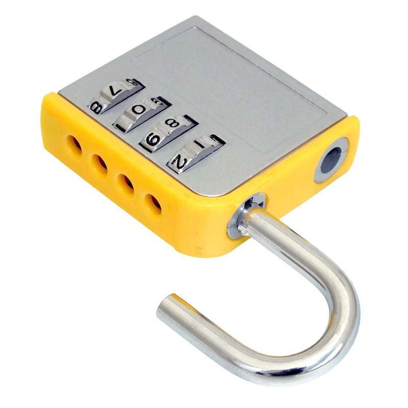 4-PACK Combination Padlock Lock Steel Shackle Gym Locker Toolbox - 5 Year Warranty