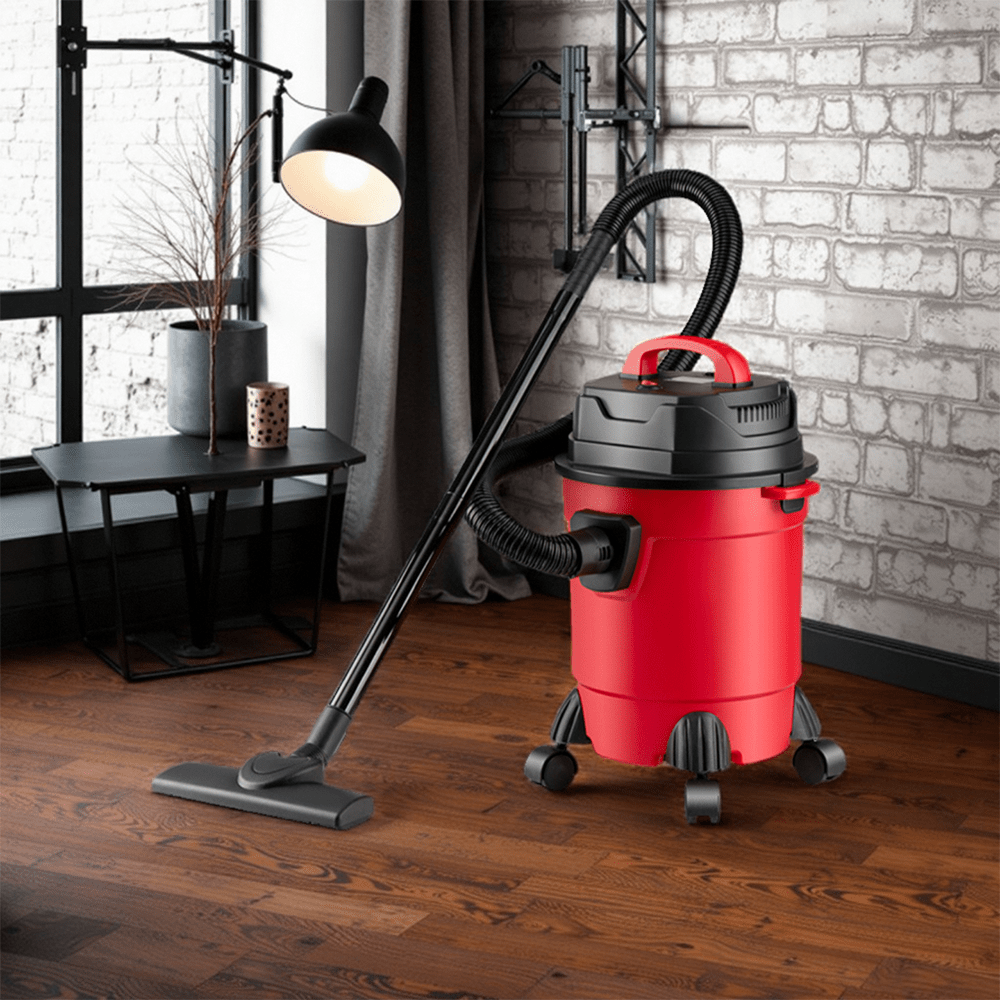 15L 800W Wet and Dry Vacuum Cleaner, 2 In 1 Vacuum Cleaner with HEPA Filtration, 4m Power Cord,18 kPa Vacuum Pressure, For Home Car Carpet Hard Floors Cleaning