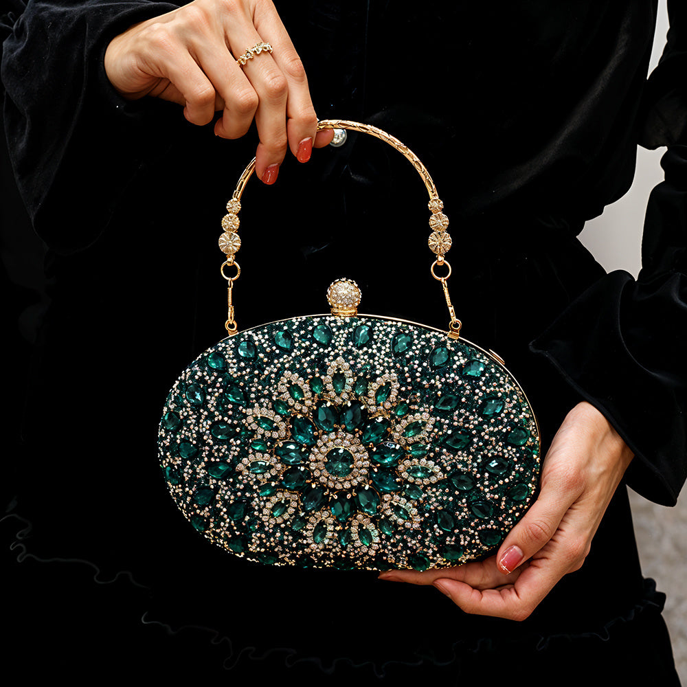 Beaguful Women'S Evening Bags Sparkly Rhinestone Clutch Purses Luxury Handbags, Perfect for All Ages in Special Events, Wedding, Evening Party, Prom, Various Parties, Multiple Colors Available