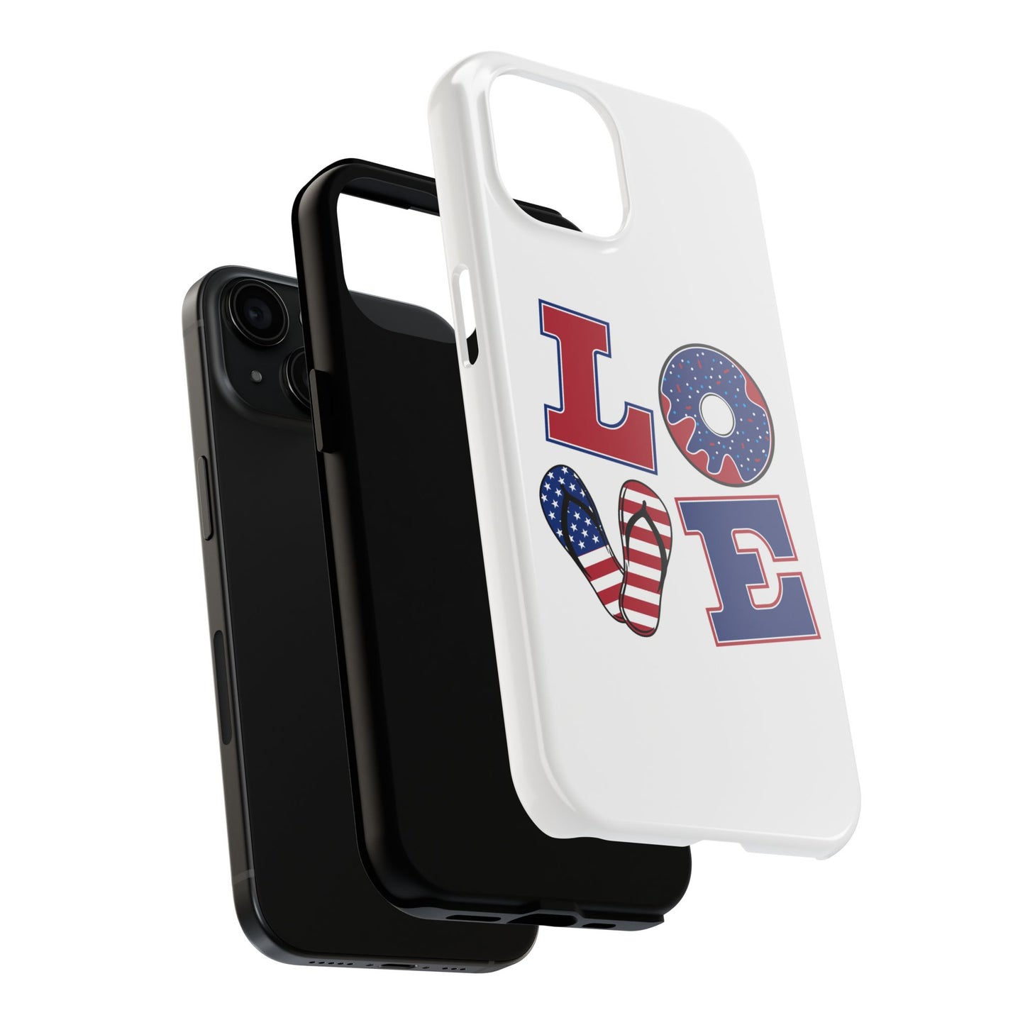 Patriotic Love Phone Case – Tough and Stylish Protection