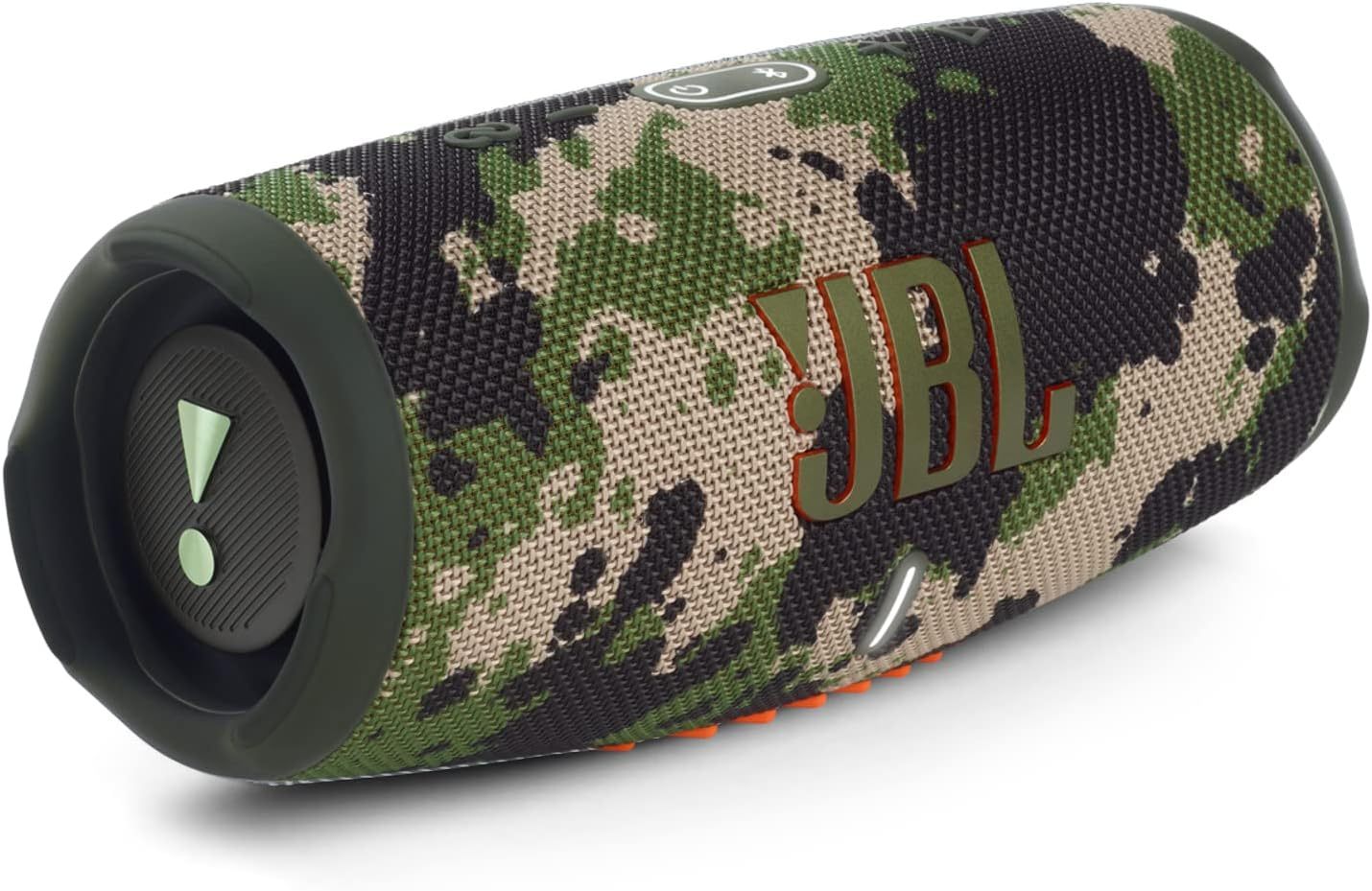 JBL Charge 5 Portable Bluetooth Speaker with Deep Bass, IP67 Waterproof and Dustproof, 20 Hours of Playtime, Built-In Powerbank,- Available in BLACK / GREEN / GREY / PINK / RED / SQUAD / TEAL / WHITE