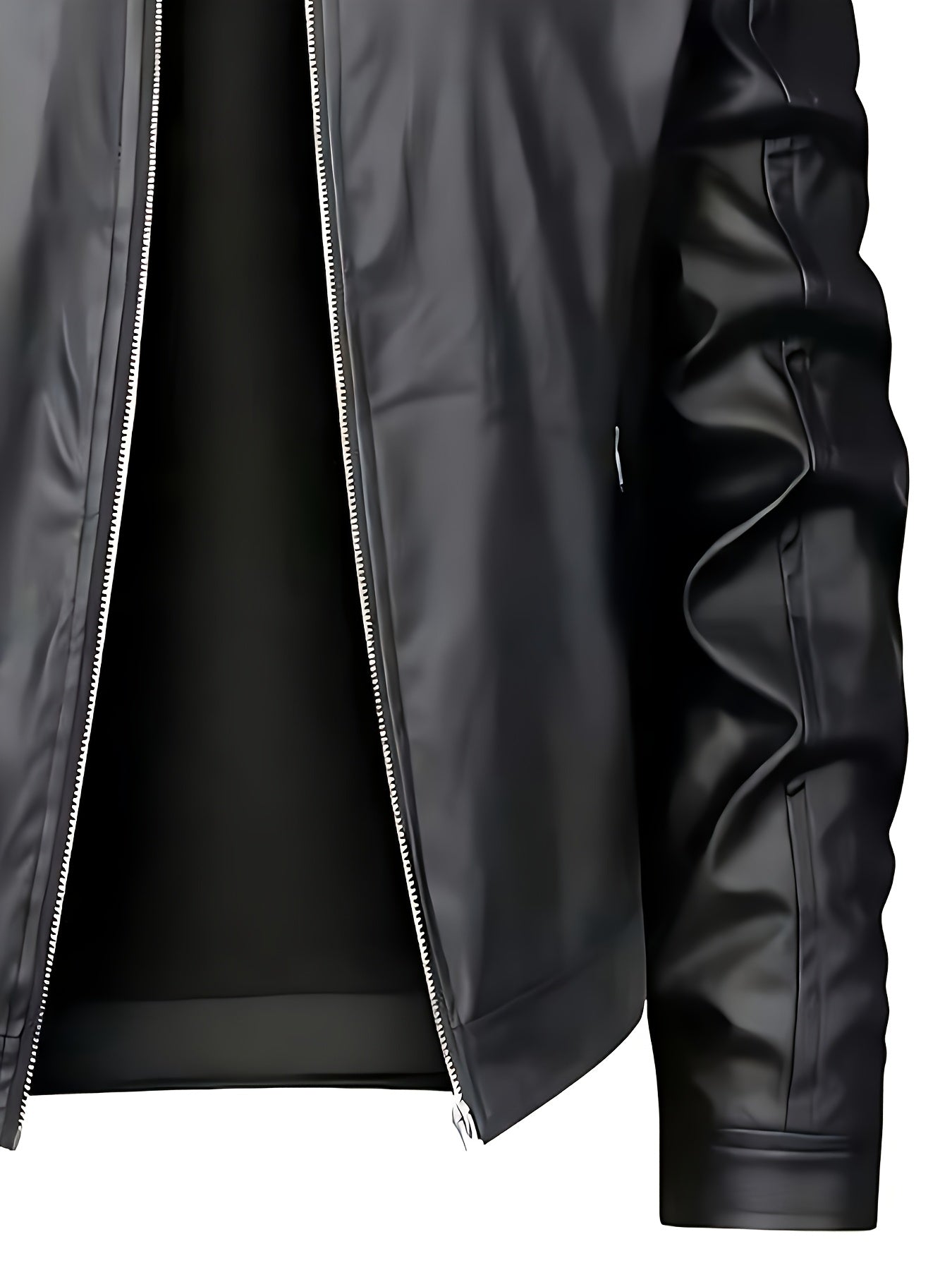 Men's Bomber Pilot Jacket - Zipper, Zipper, Baseball Collar, Windproof for Spring and Autumn Outdoor Wear, Daily Casual Wear | Pullover Style | Zipper, Bomber Jacket