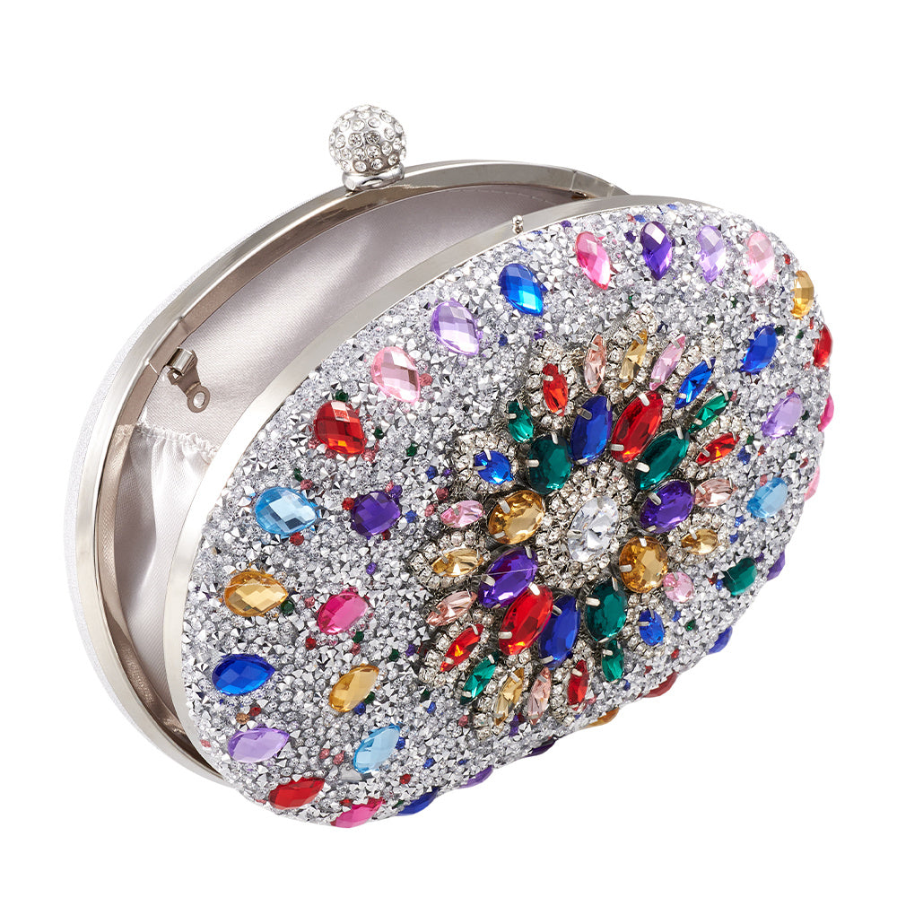Beaguful Women'S Evening Bags Sparkly Rhinestone Clutch Purses Luxury Handbags, Perfect for All Ages in Special Events, Wedding, Evening Party, Prom, Various Parties, Multiple Colors Available