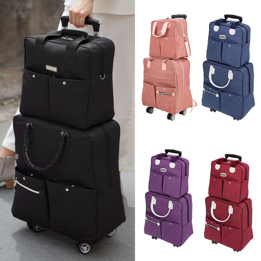 2 Piece Lightweight Rolling Luggage Set with Spinner Wheels, Suitcase Set, Spinner Luggage Set, Carry - on Suitcase and Matching Travel Bag for Business Trips, Versatile Luggage Solution for Vacation Getaways, Weekend Trips a