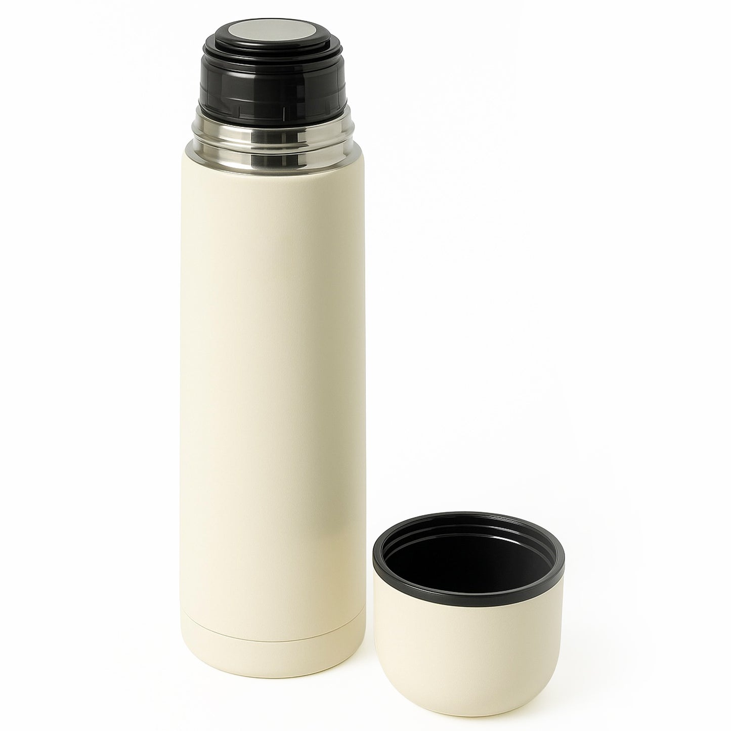 Loch & Skye Vacuum Insulated Flask Stainless Steel Double Walled Thermo Bottle Leakproof BPA-Free Water Hot and Cold Drink Flask for Office, Hiking, Camping and Travel Use