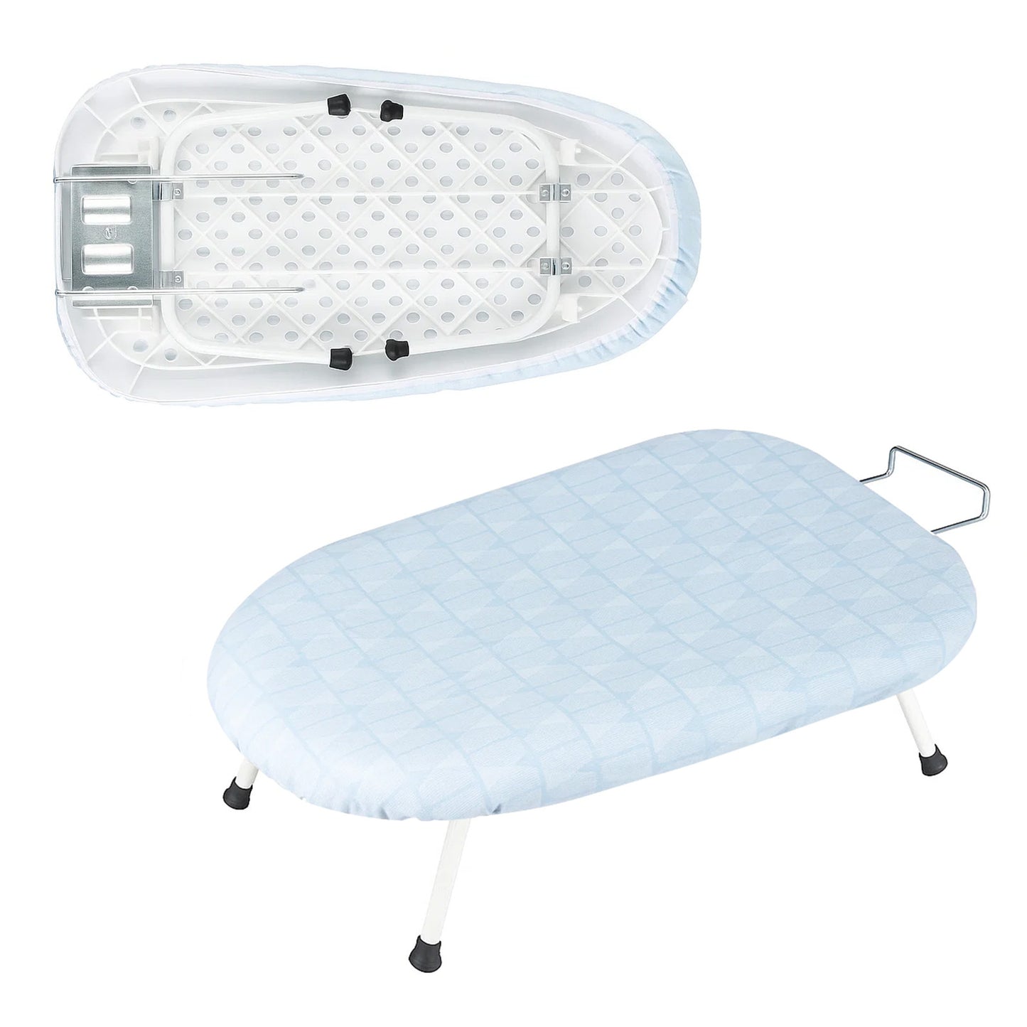 1pc Compact Folding Ironing Board with Space-Saving, Easy Storage, Multi-Use Design for Home Use, Durable Plastic Material, Ironing Boards
