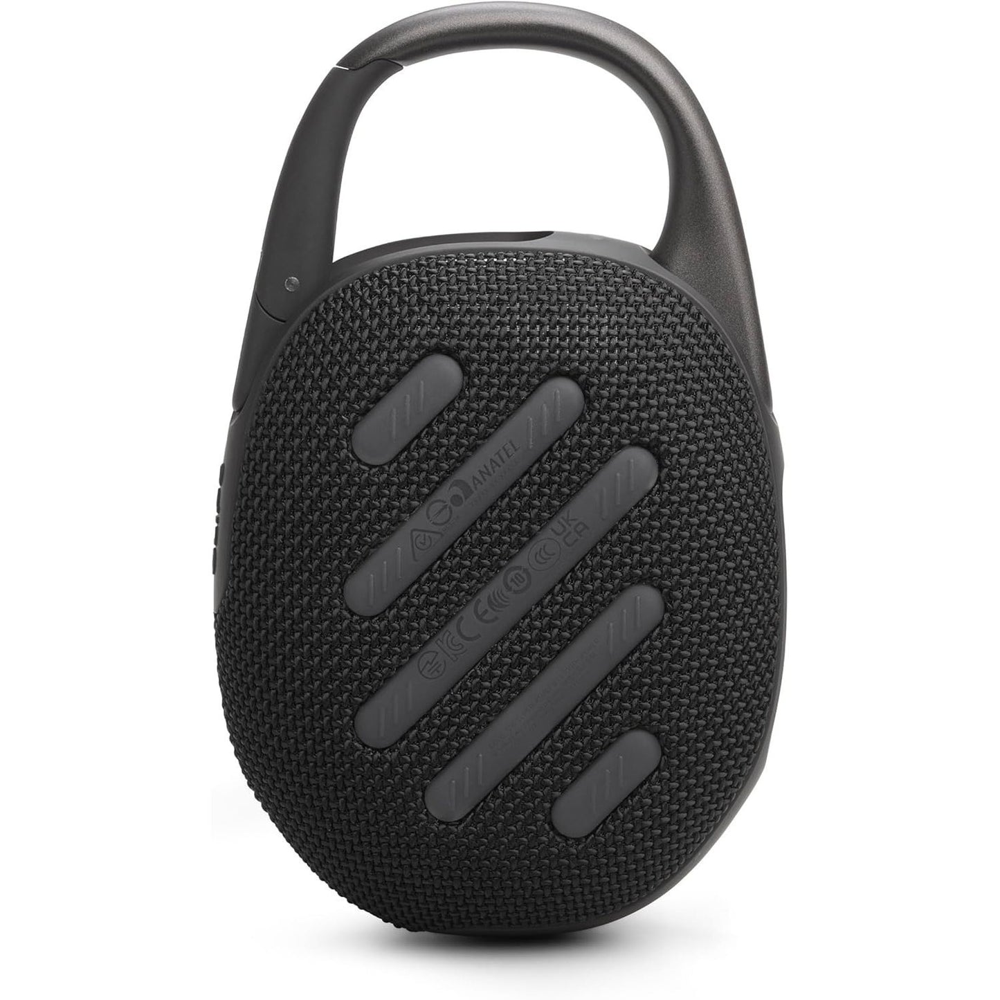 JBL Clip 5 Ultra-Portable bluetooth Speaker with Integrated Carabiner, Big JBL speaker Pro Sound, PlaytimeBoost, Waterproof Design and 12-Hour Playtime - Black