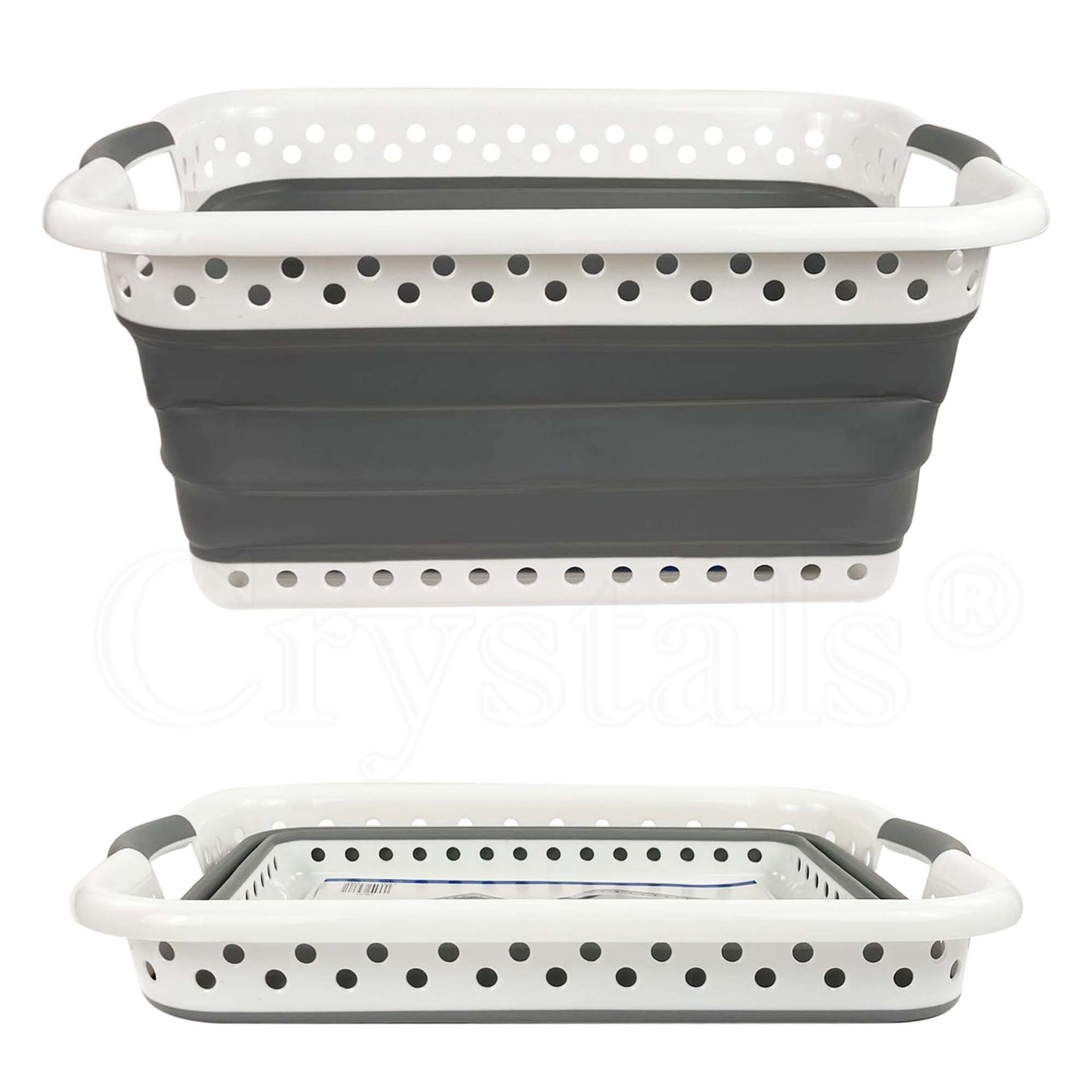 POP UP FOLDING COLLAPSIBLE LAUNDRY BASKET SPACE SAVING CLOTH WASHING BIN