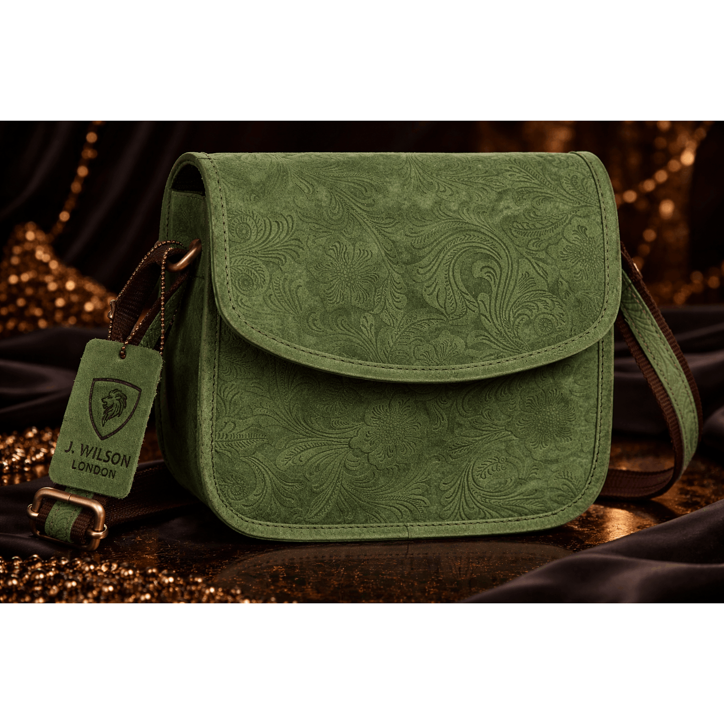 Genuine Leather Bags for Women Flower emboss small Cross Body Bag for Everyday Travel Small Compact Handbag