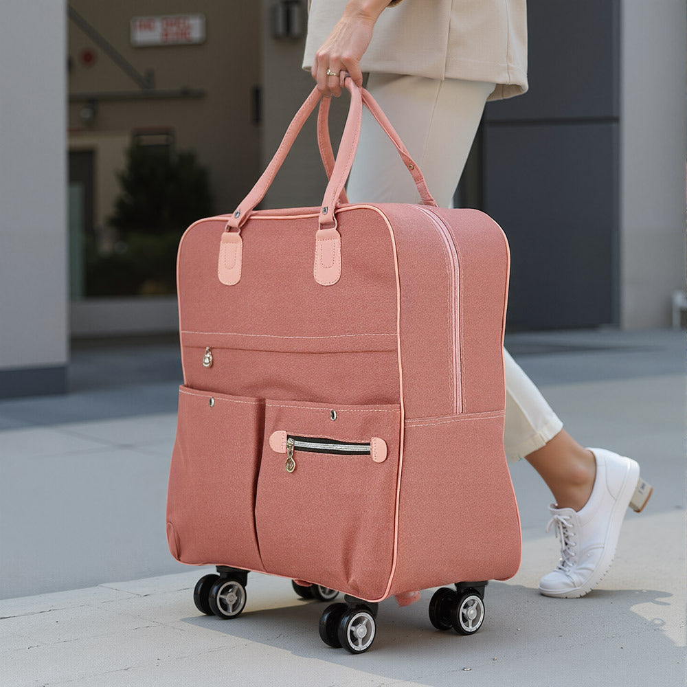 2 Piece Lightweight Rolling Luggage Set with Spinner Wheels, Suitcase Set, Spinner Luggage Set, Carry - on Suitcase and Matching Travel Bag for Business Trips, Versatile Luggage Solution for Vacation Getaways, Weekend Trips a