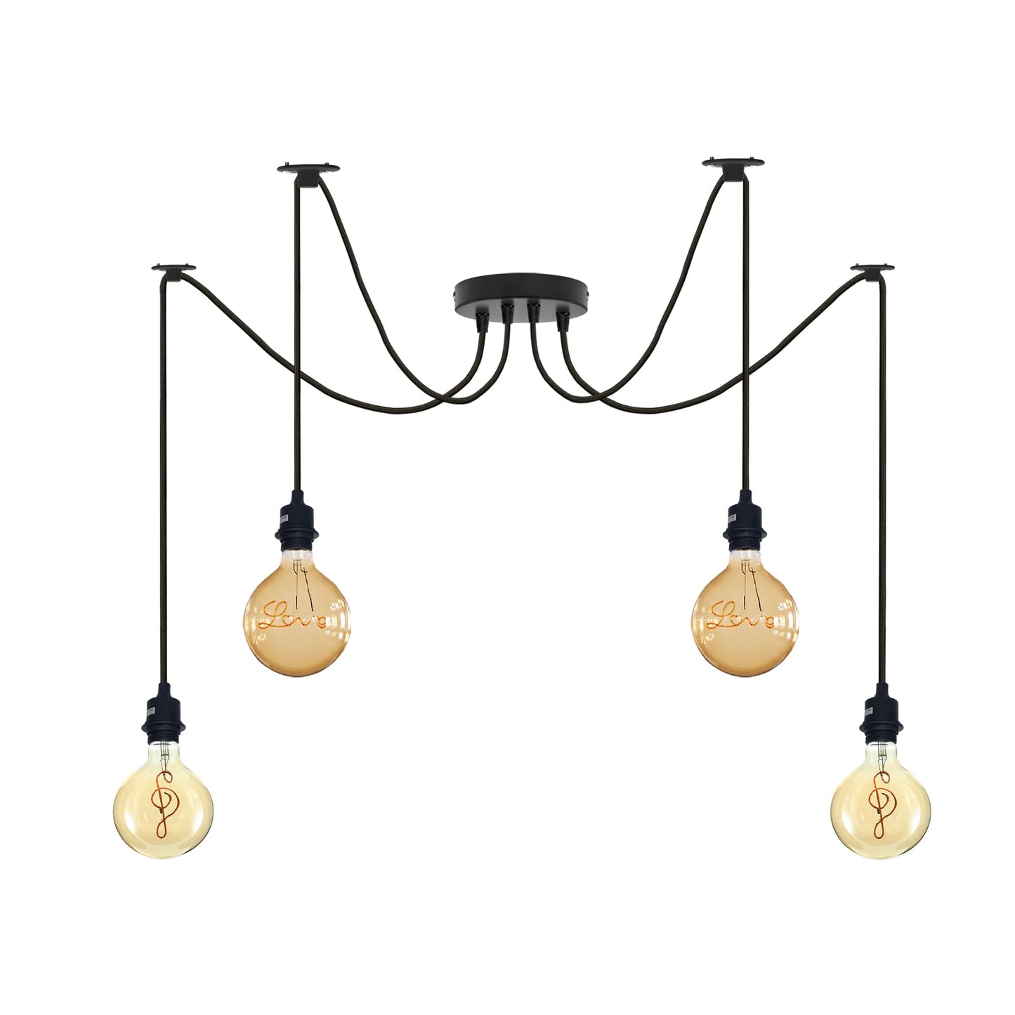 Industrial Spider Pendant Light Multi-Way E27~6298