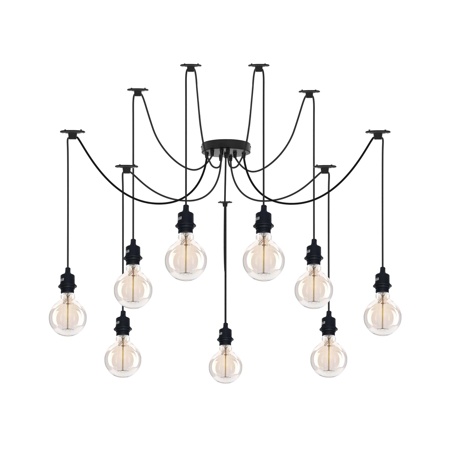 Industrial Spider Pendant Light Multi-Way E27~6298
