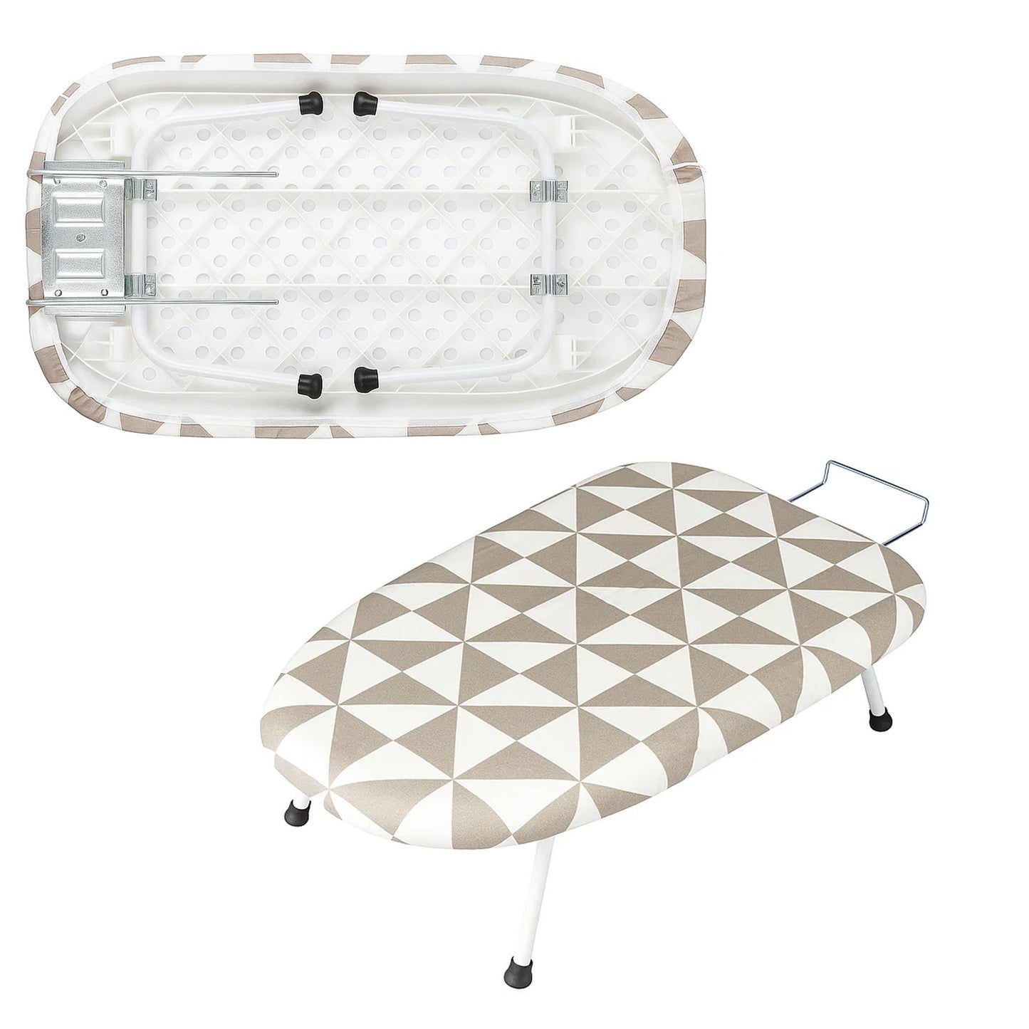 1pc Compact Folding Ironing Board with Space-Saving, Easy Storage, Multi-Use Design for Home Use, Durable Plastic Material, Ironing Boards