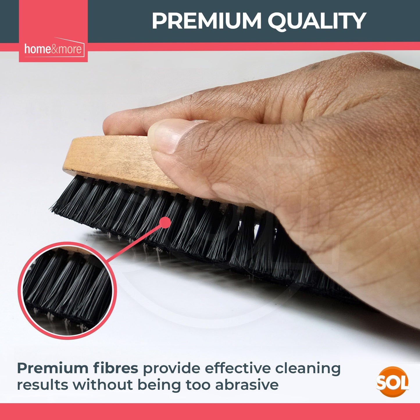 2 Pack Shoe Brush Set & 3 Tins Black Shoe Polish | Leather Boot Polish Kit with Soft & Stiff Brushes | Wax-Based Leather Care Kit for Cleaning, Conditioning, Shine & Scuff Covering | Formal Shoe & Boot Maintenance Set