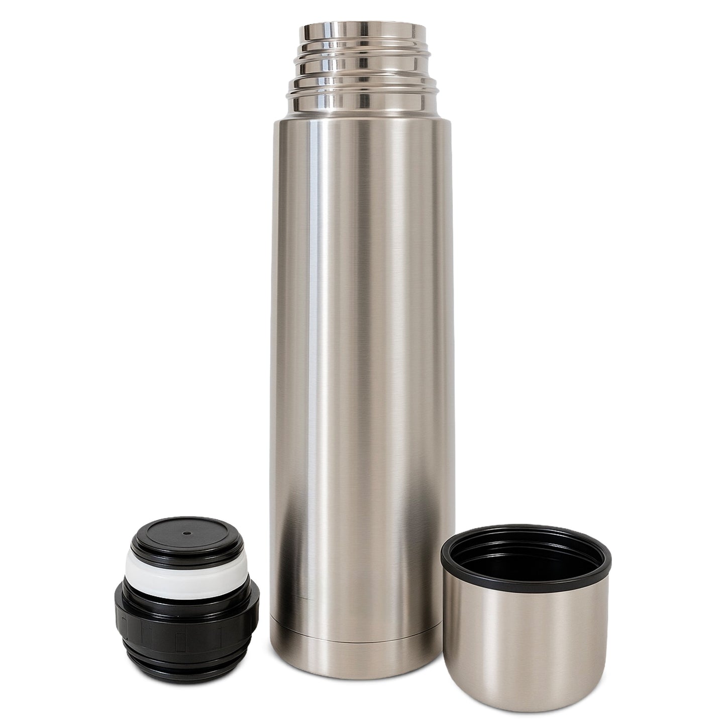 Loch & Skye Vacuum Insulated Flask Stainless Steel Double Walled Thermo Bottle Leakproof BPA-Free Water Hot and Cold Drink Flask for Office, Hiking, Camping and Travel Use