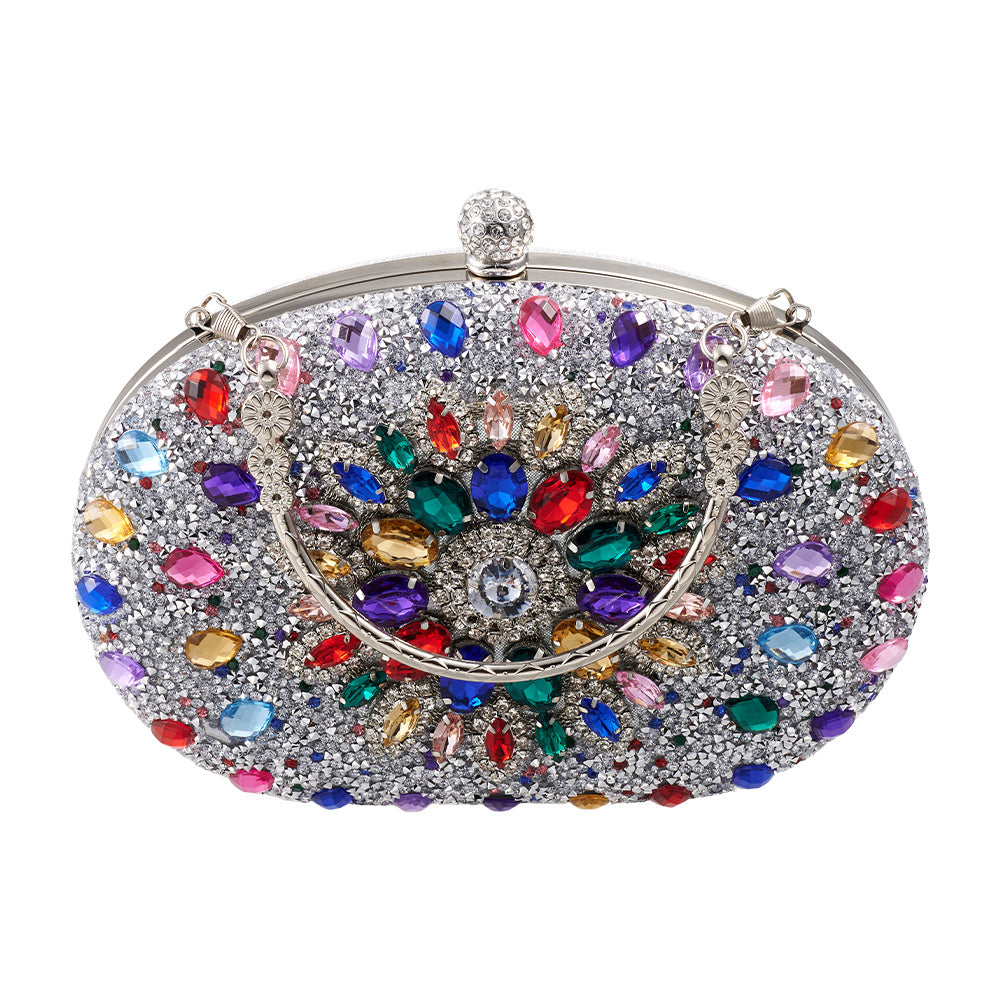 Beaguful Women'S Evening Bags Sparkly Rhinestone Clutch Purses Luxury Handbags, Perfect for All Ages in Special Events, Wedding, Evening Party, Prom, Various Parties, Multiple Colors Available