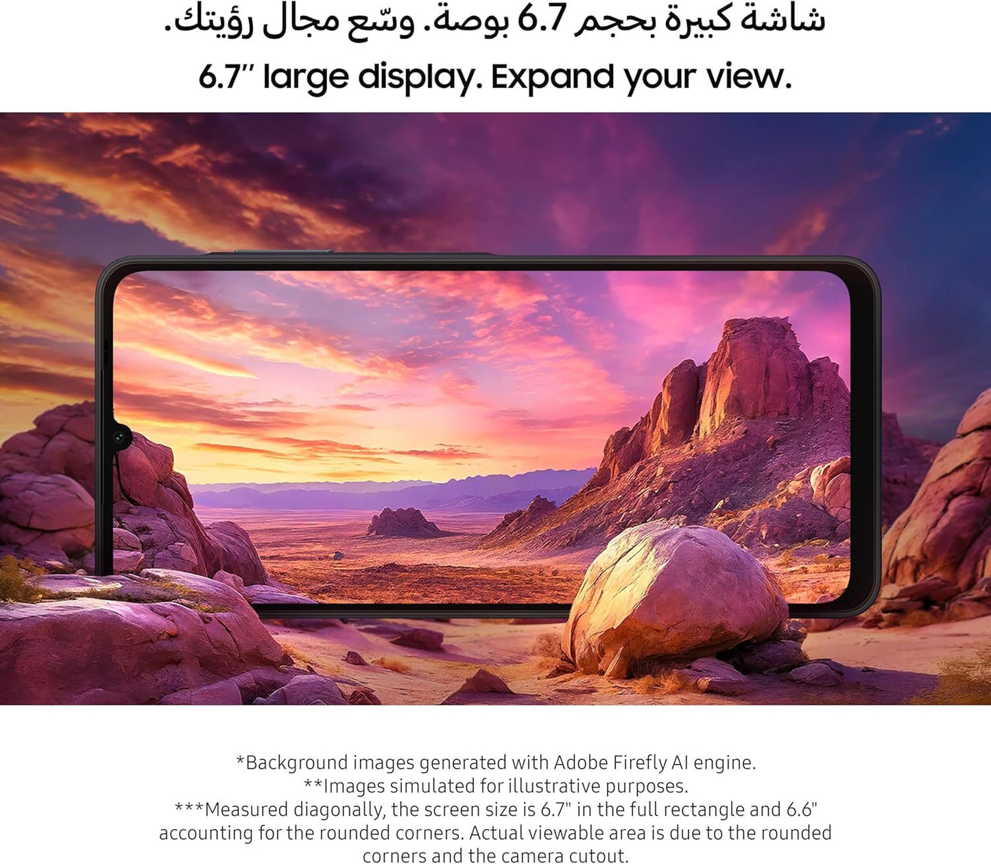 Samsung Galaxy A06 4GB RAM 64GB Storage, Available in Gold or Light Blue