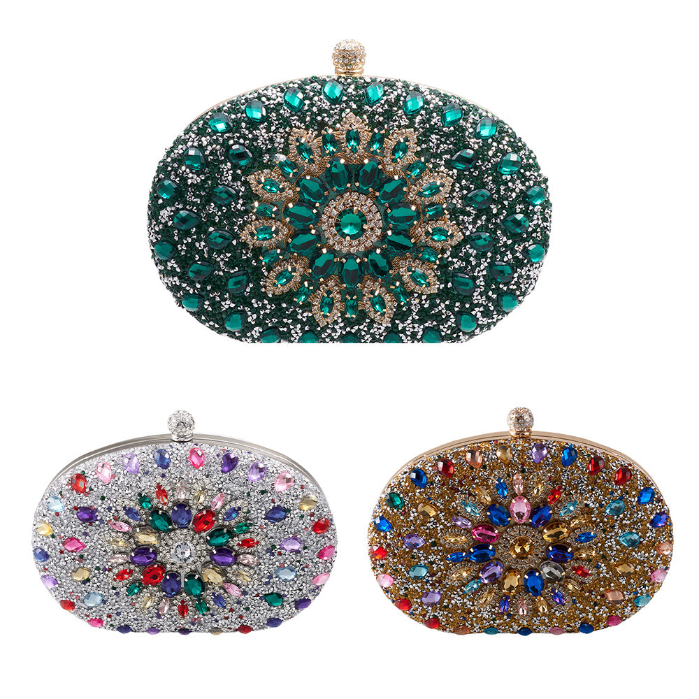 Beaguful Women'S Evening Bags Sparkly Rhinestone Clutch Purses Luxury Handbags, Perfect for All Ages in Special Events, Wedding, Evening Party, Prom, Various Parties, Multiple Colors Available