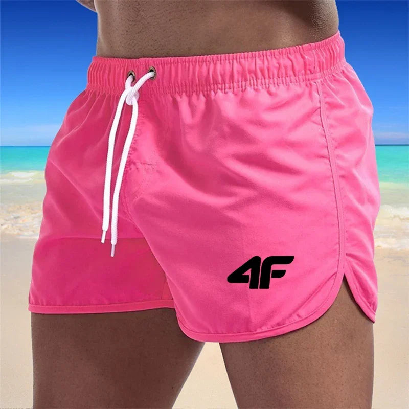 New men's fitness beach summer gym sportswear men's breathable sportswear loose casual jogging shorts