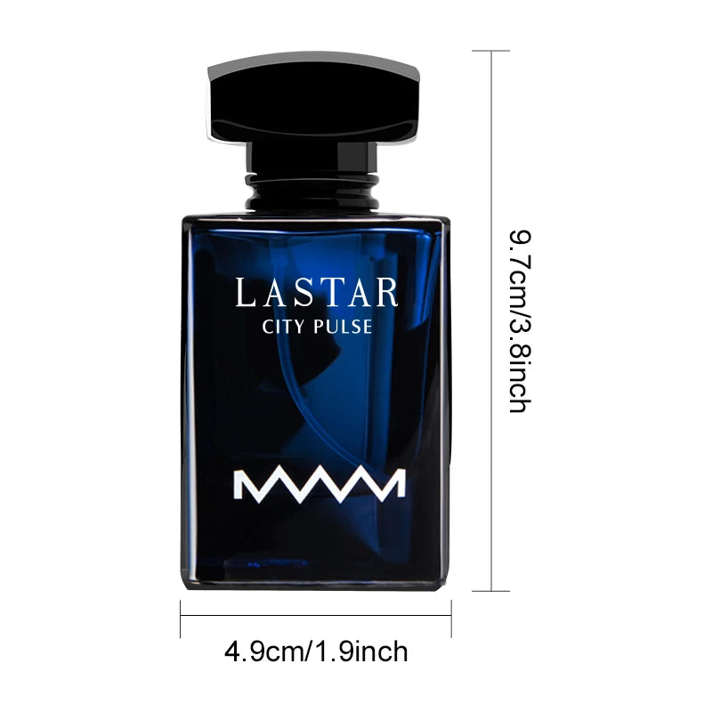 LASTAR men perfume, lemon scent, long-lasting fragrance, 1.86fl oz/55ml. Enhance the atmosphere of the date. Christmas gifts