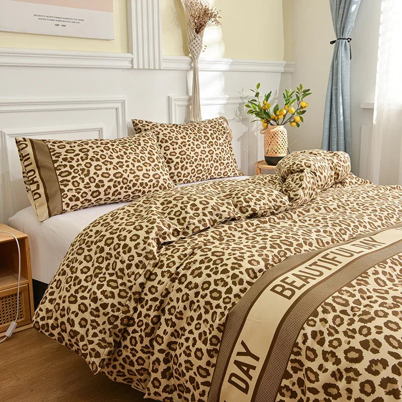 Bohemian Elegance Brushed Polyester Duvet Cover Set with Pillowcases - Comfort, Vibrant Prints, Twin/Full/King/Queen Size