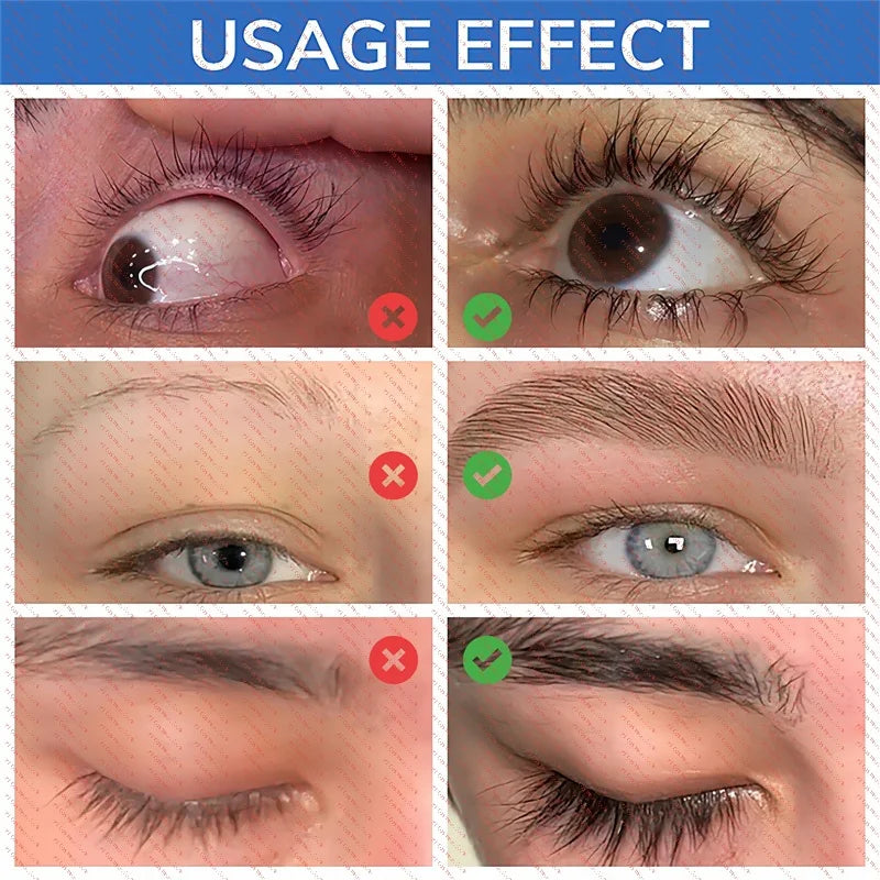 Fast Eyelash Growth Serum Natural Eyelashes Enhancer Longer Thicker Eyebrows Lift Essence Fuller Lashes Eye Care Korean Cosmetic