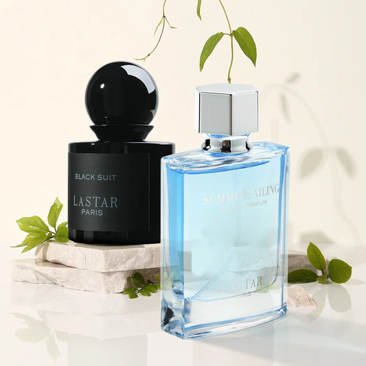 LASTAR Men's Perfume Set, 80ml/2.71fl oz, Cedar & Patchouli, long-lasting fragrance. Christmas/New Year gifts.For use on dates.