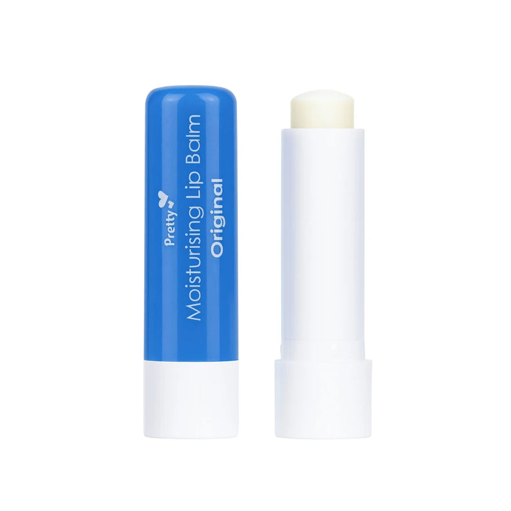 Pretty Moisturising Lip Balm 2Pack, Original Hydrating Lip Care, Nourishing Protection for Dry Lips