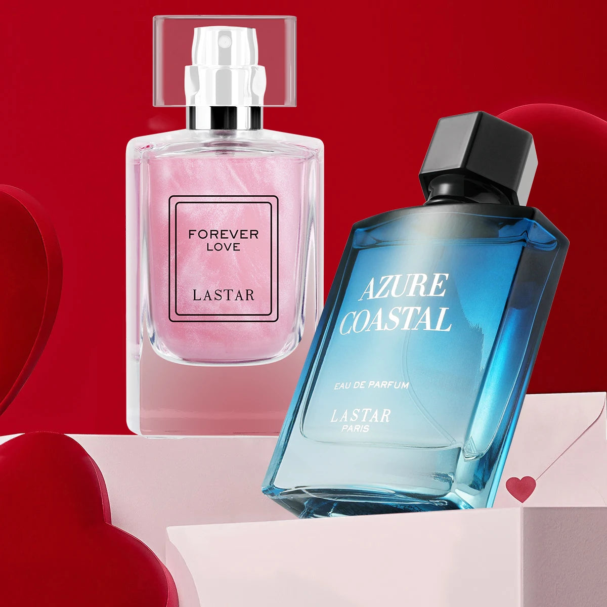 LASTAR Men's/Women's Perfume Set, 100ml/3.38fl oz, Jasmine & Cedar, long-lasting fragrance. Christmas/New Year gifts