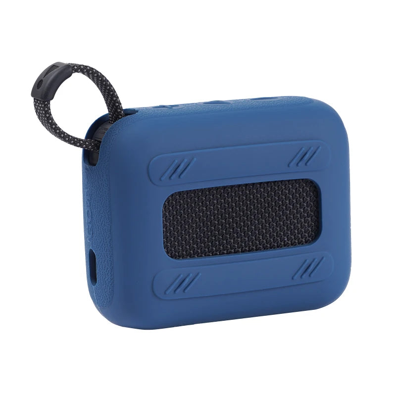 ZOPRORE Silicone Cover Case for JBL GO 4 Portable Bluetooth Speaker, Protective Carrying Case for JBL Go4 Speaker