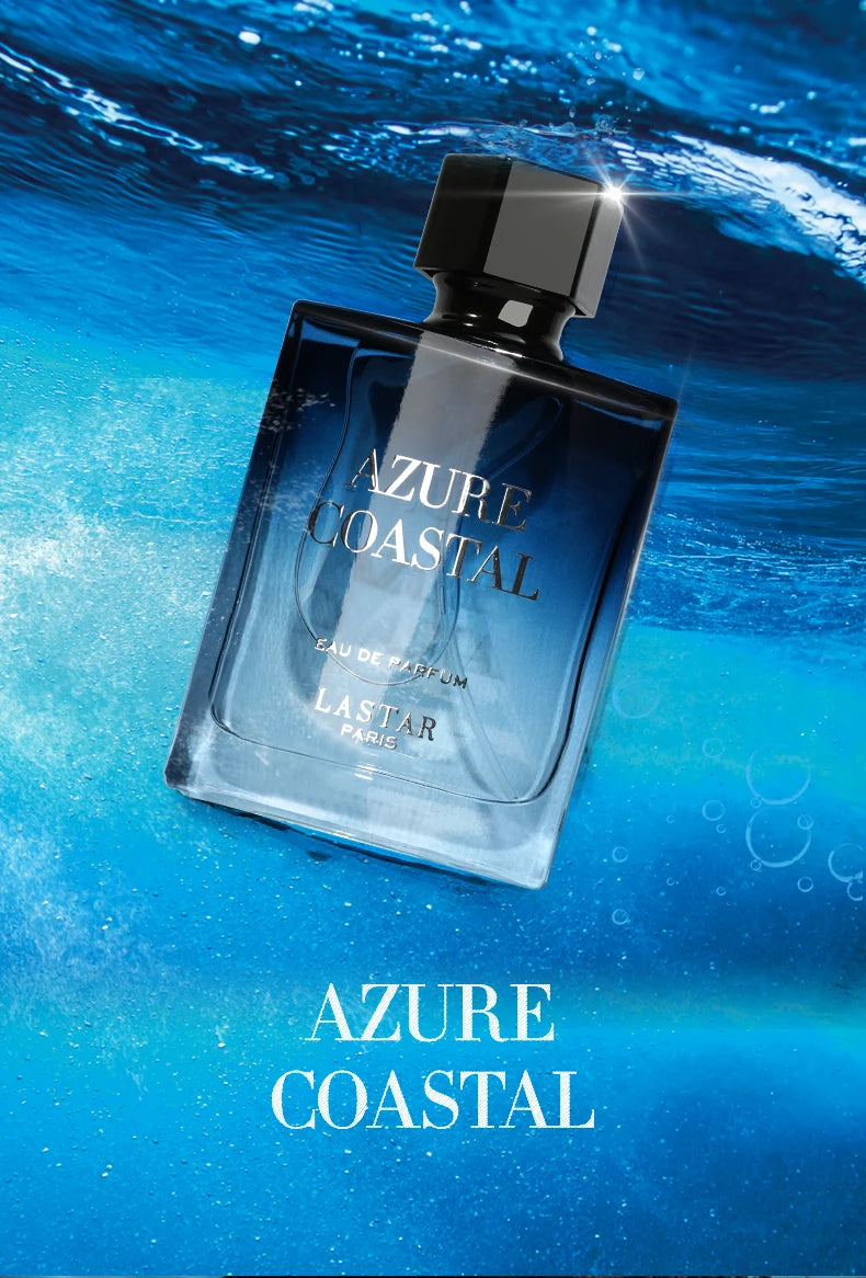 LASTAR men perfume, Two bottles Totaling 100ml/3.38fl.oz, Musk, Long-Lasting Fragrance, Christmas/New Year Gifts