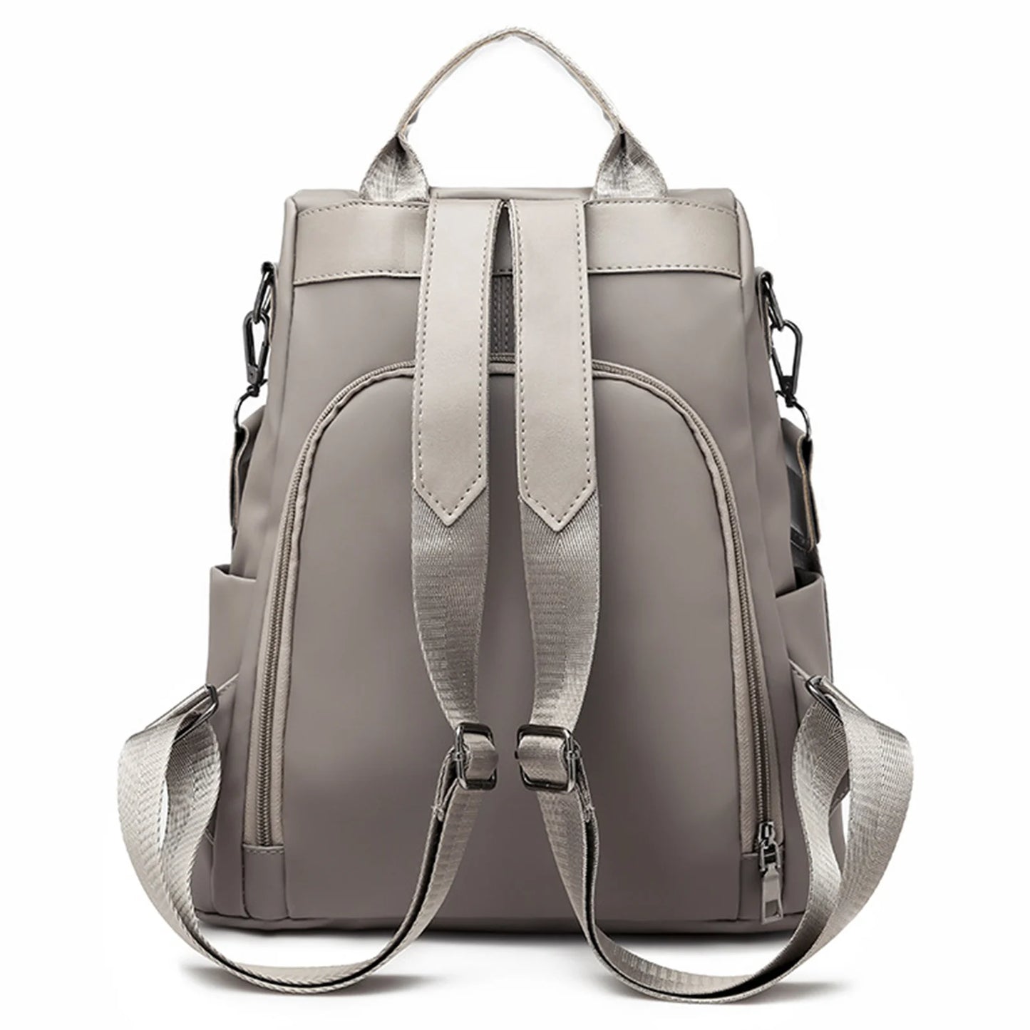 Luxury Women Backpack Casual Black/Khaki/Rose Red School Bag for Girls Detachable Strap Travel Shoulder Bag Mochila Rucksack