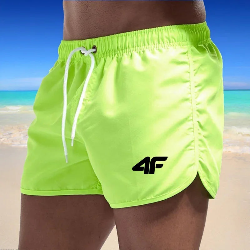 New men's fitness beach summer gym sportswear men's breathable sportswear loose casual jogging shorts