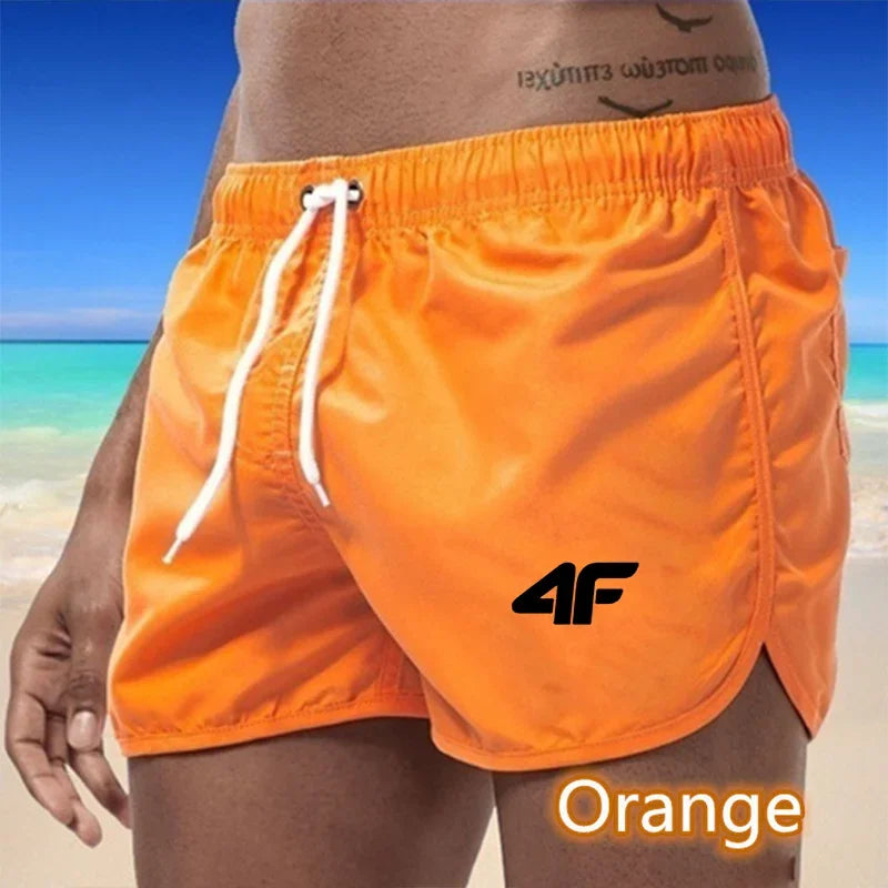 New men's fitness beach summer gym sportswear men's breathable sportswear loose casual jogging shorts