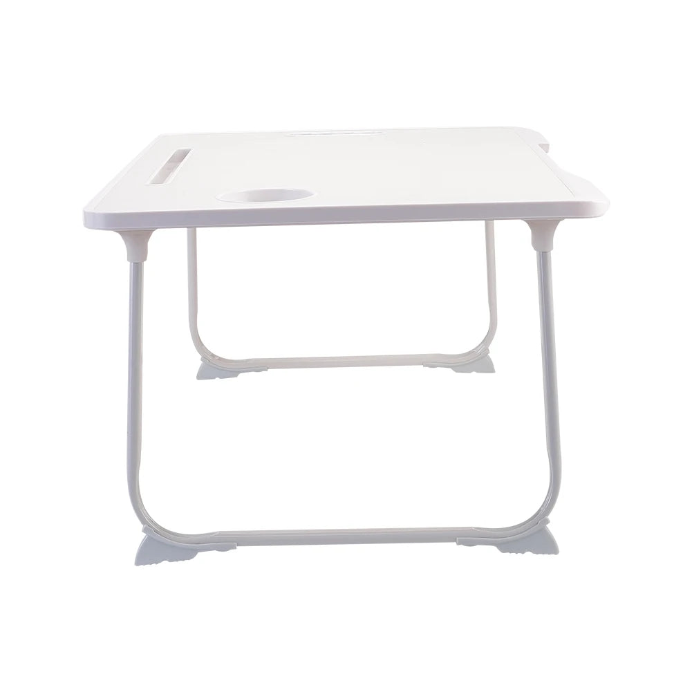 Folding Laptop Bed Desk With Cup Holder Multifunctional Dormitory Bedroom Bed Desk With Drawer Portable Desk