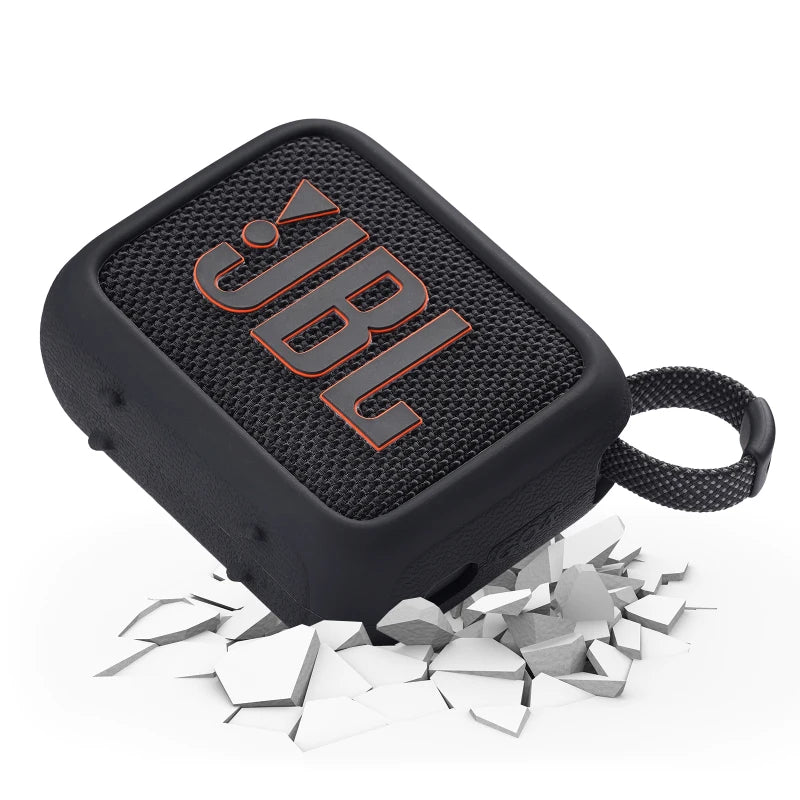 ZOPRORE Silicone Cover Case for JBL GO 4 Portable Bluetooth Speaker, Protective Carrying Case for JBL Go4 Speaker