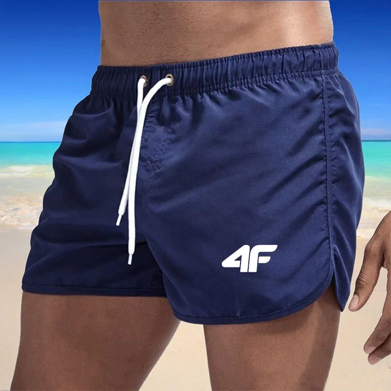 New men's fitness beach summer gym sportswear men's breathable sportswear loose casual jogging shorts